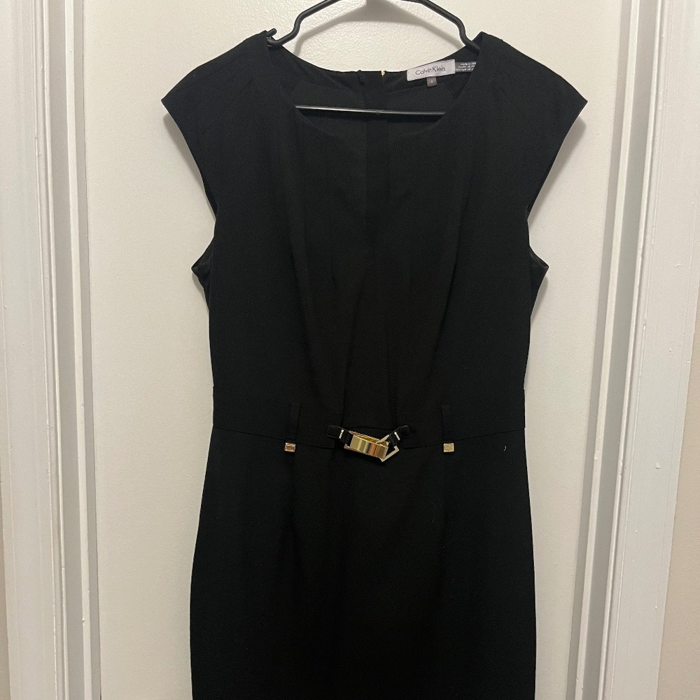 Calvin Klein Black Suit Dress